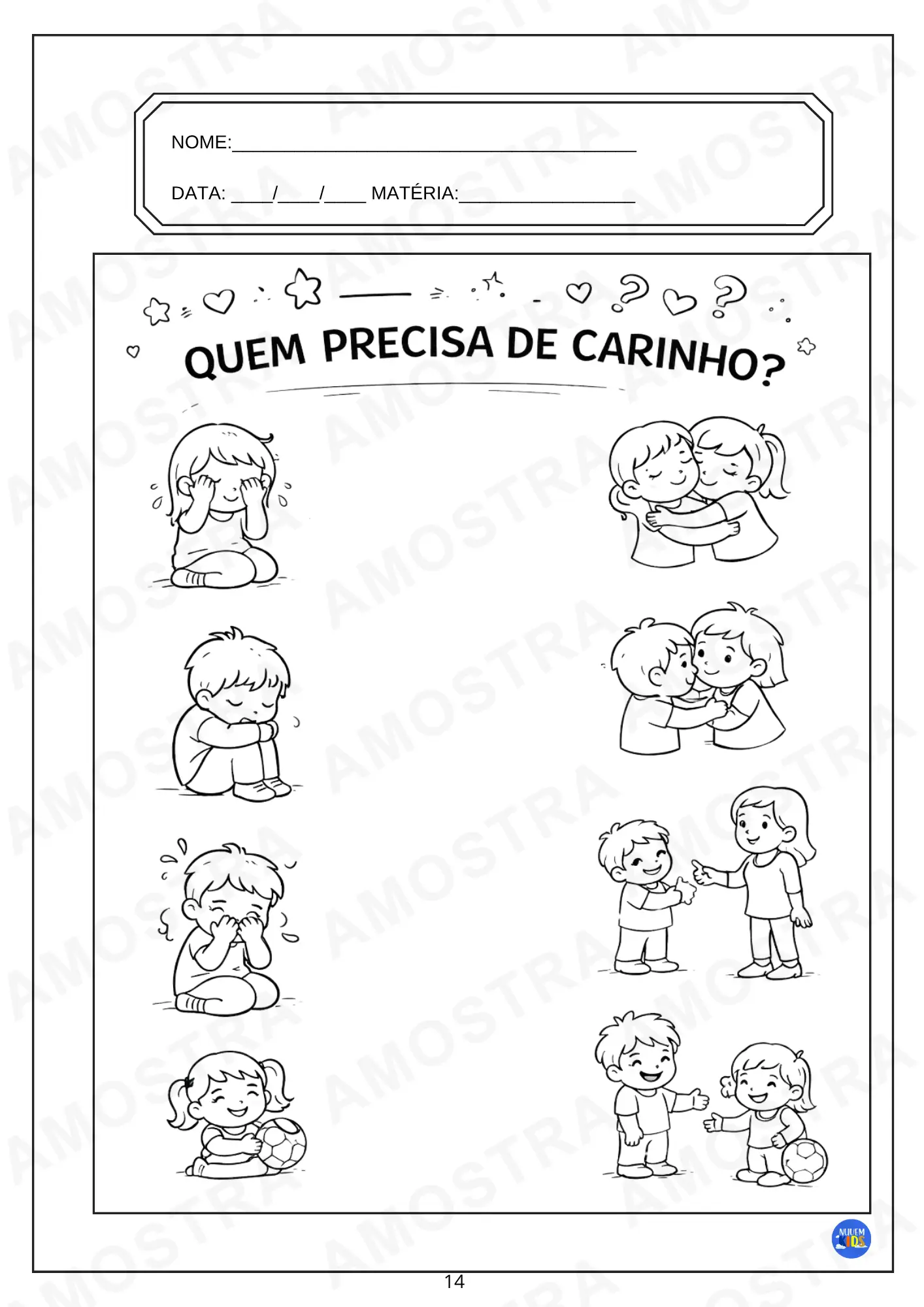 Atividades Bullying Fundamental 1 - Imagem 13