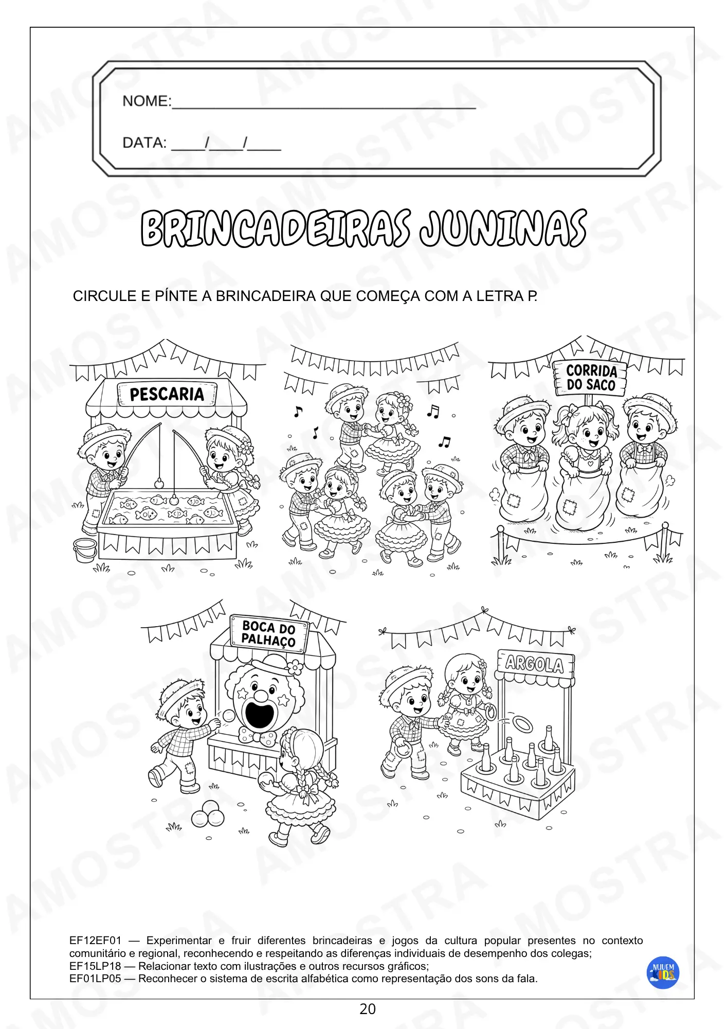 Atividades Juninas Fundamental 1 - Imagem 8