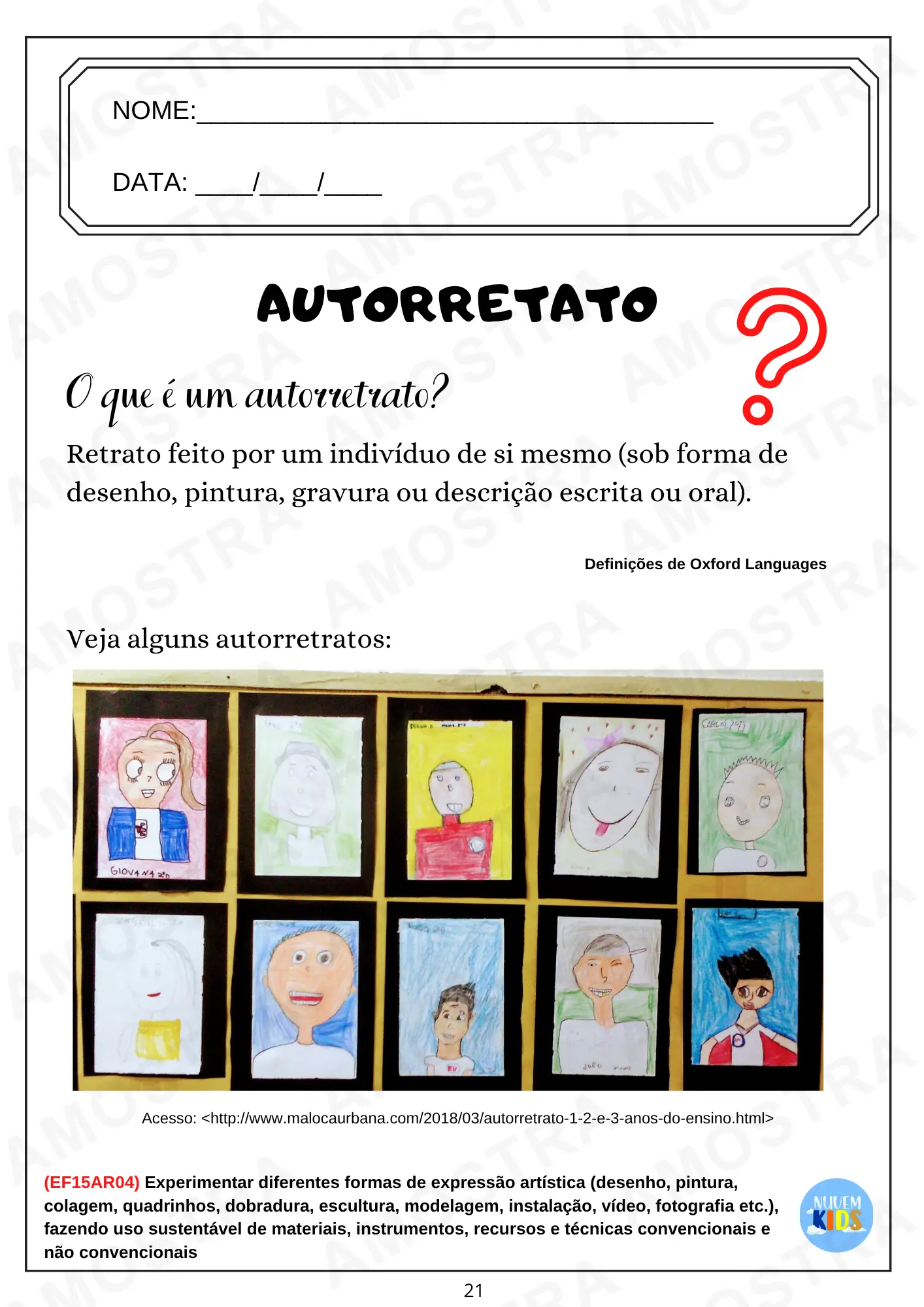 Atividades de Arte Fundamental 1 Vol 1 - Imagem 8