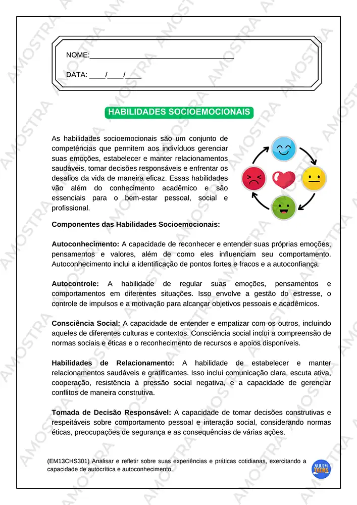 Atividades de Projeto de Vida Ensino Médio - Imagem 7