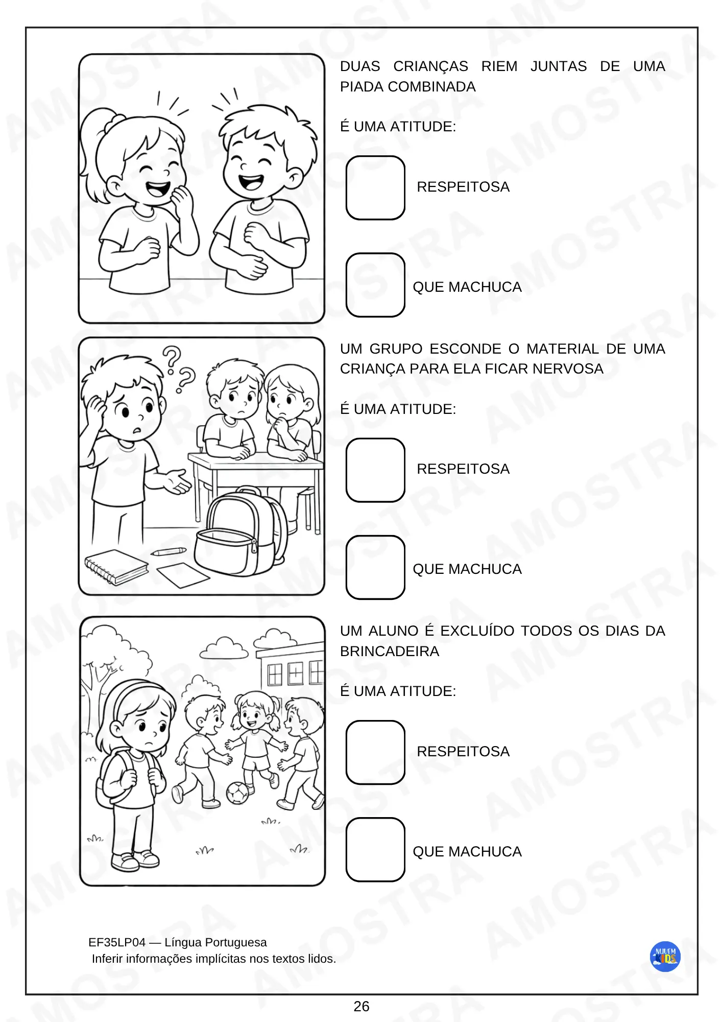 Sequência Didática Empatia 3º ao 5º ano - Imagem 9