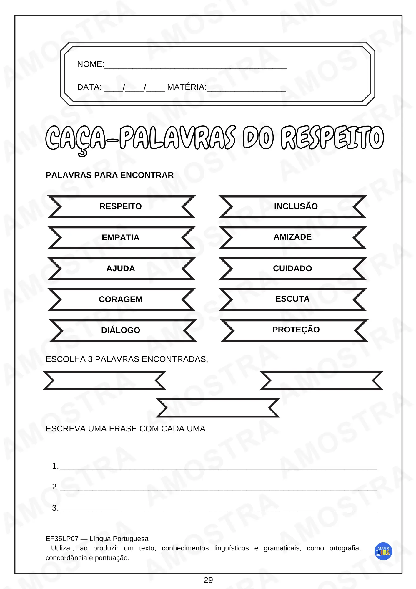 Sequência Didática Empatia 3º ao 5º ano - Imagem 10