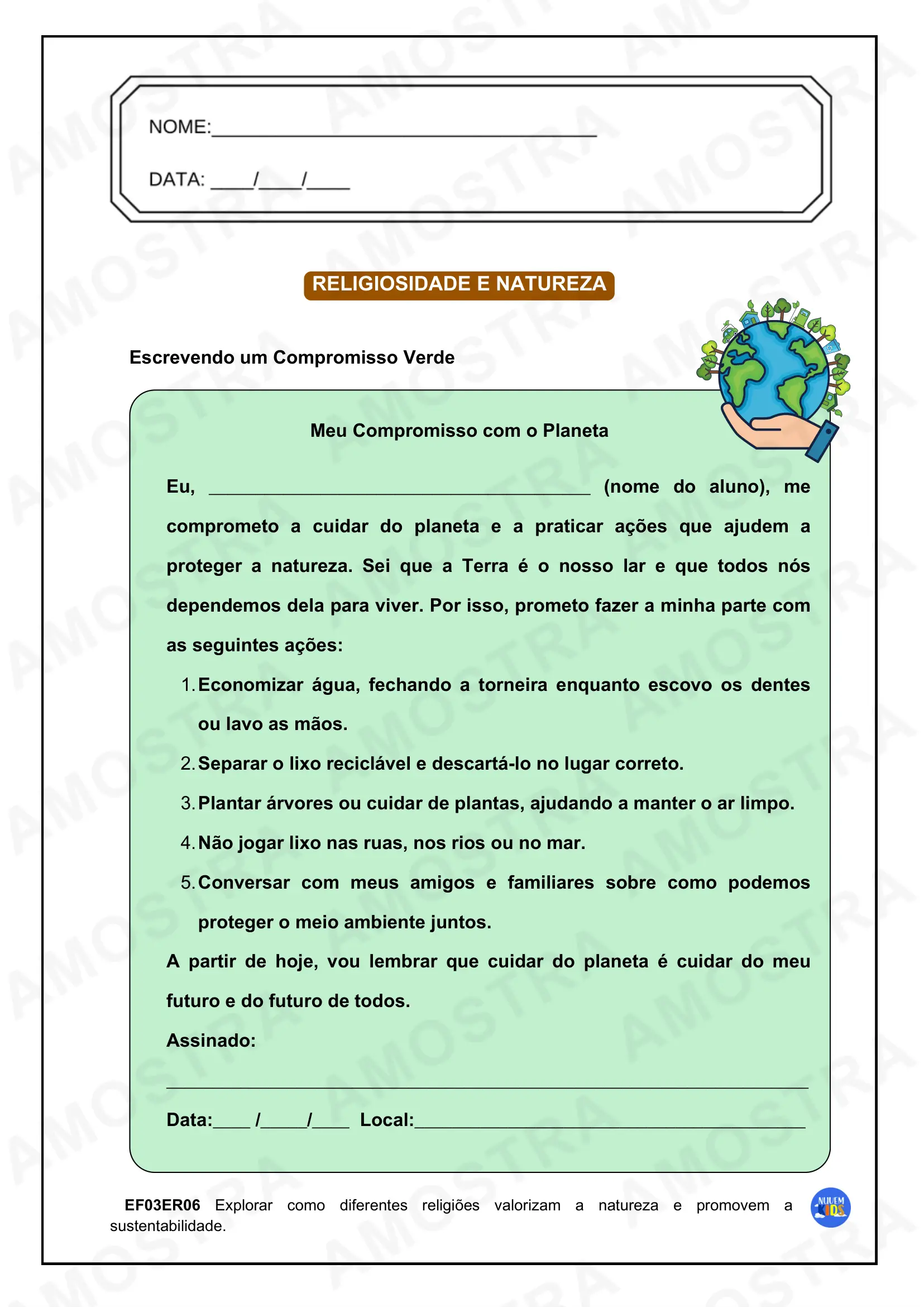 Atividades de Ensino Religioso 1º ao 5º Ano - Imagem 13