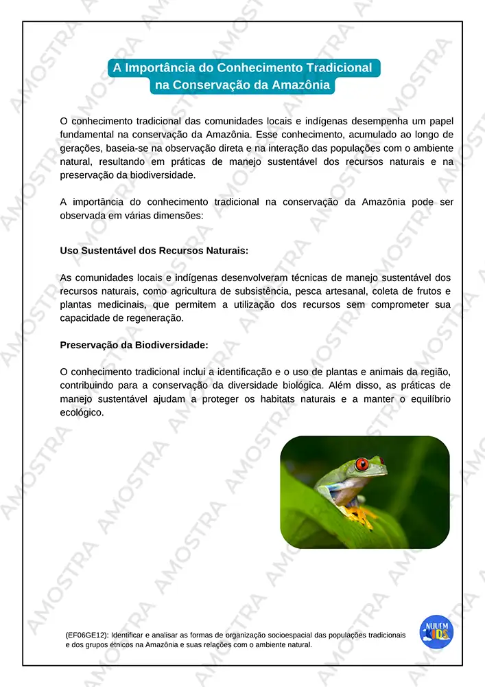 Atividades de Estudos Amazônicos 6º ao 9º Ano - Imagem 5