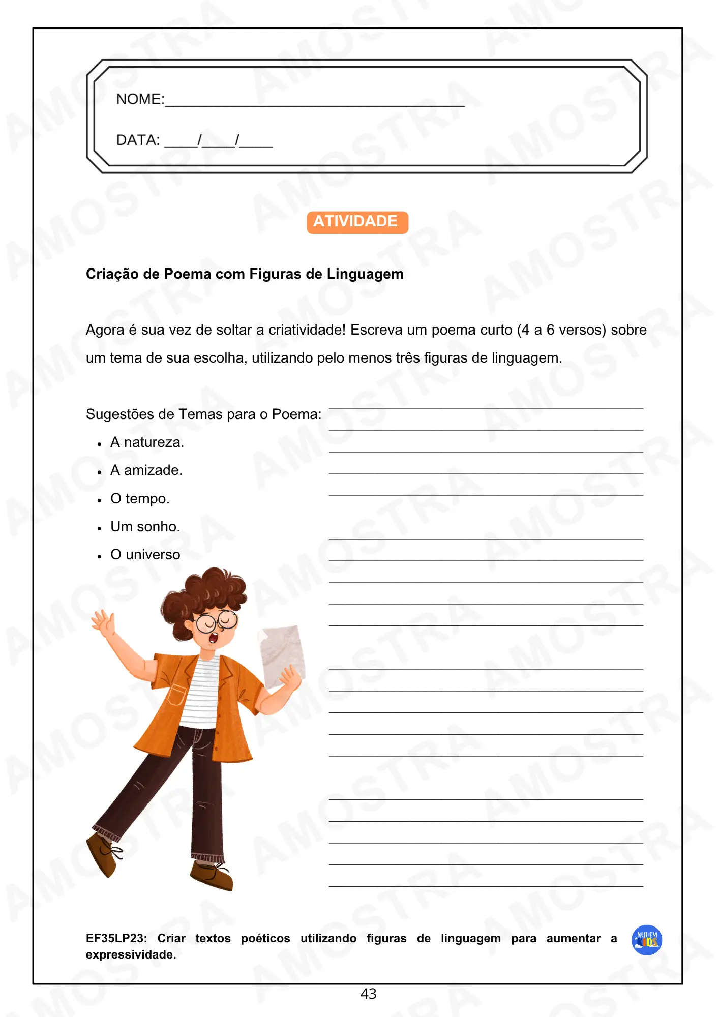 Atividades de Português 5º Ano - Imagem 10