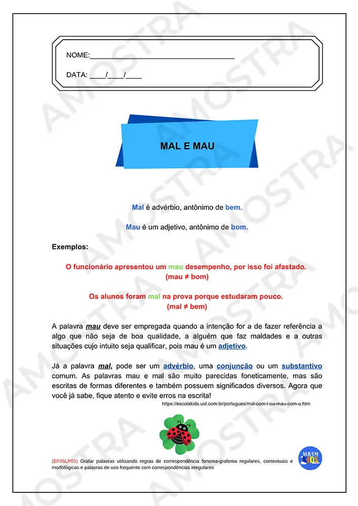 Atividades do 5º Ano do Fundamental 1 - Imagem 5