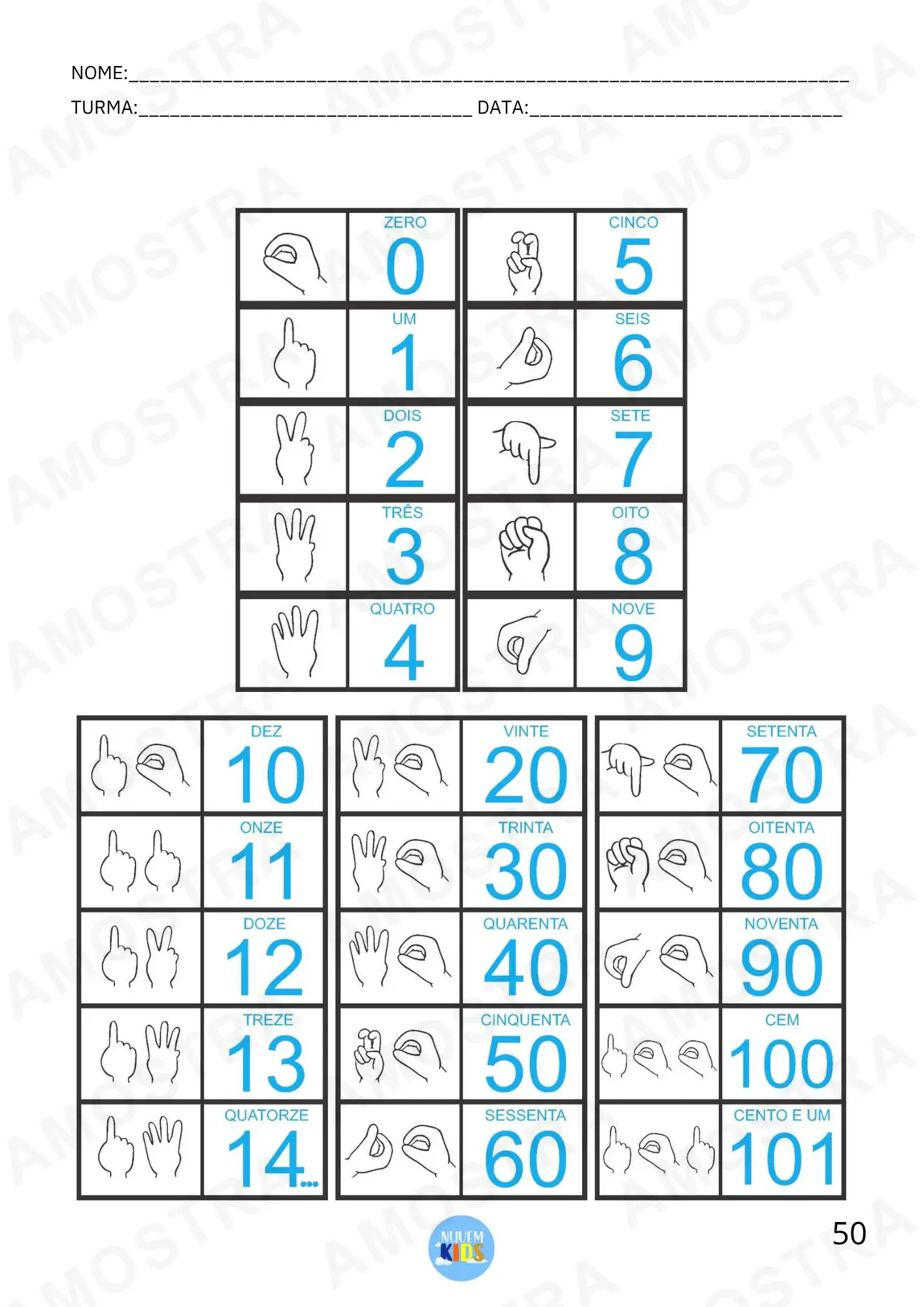 Atividades de Libras Fundamental 1 Vol 1 - Imagem 9