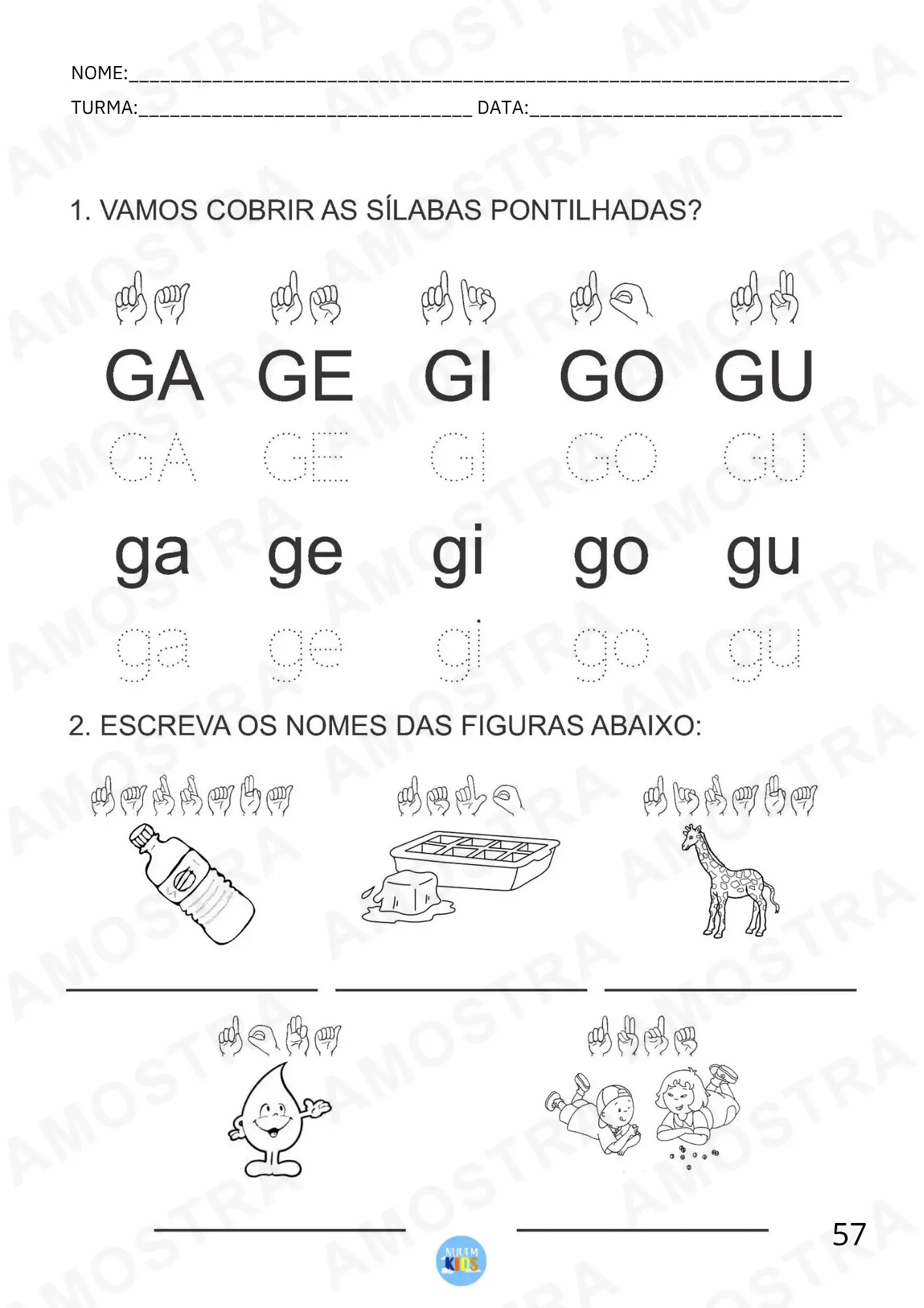 Atividades de Libras Fundamental 1 Vol 1 - Imagem 10