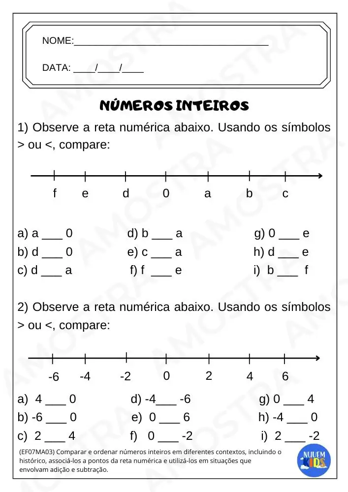 Kit de Atividades para Matemática 6º ao 9º Ano - Imagem 5