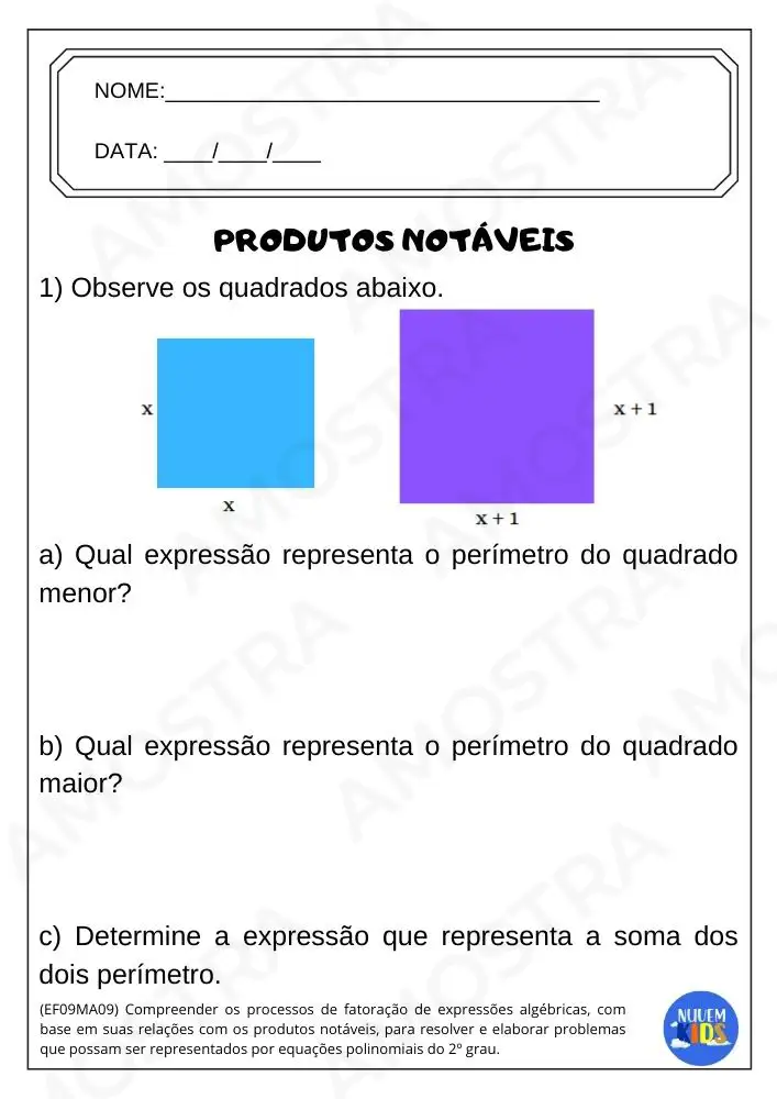 Kit de Atividades para Matemática 6º ao 9º Ano - Imagem 9
