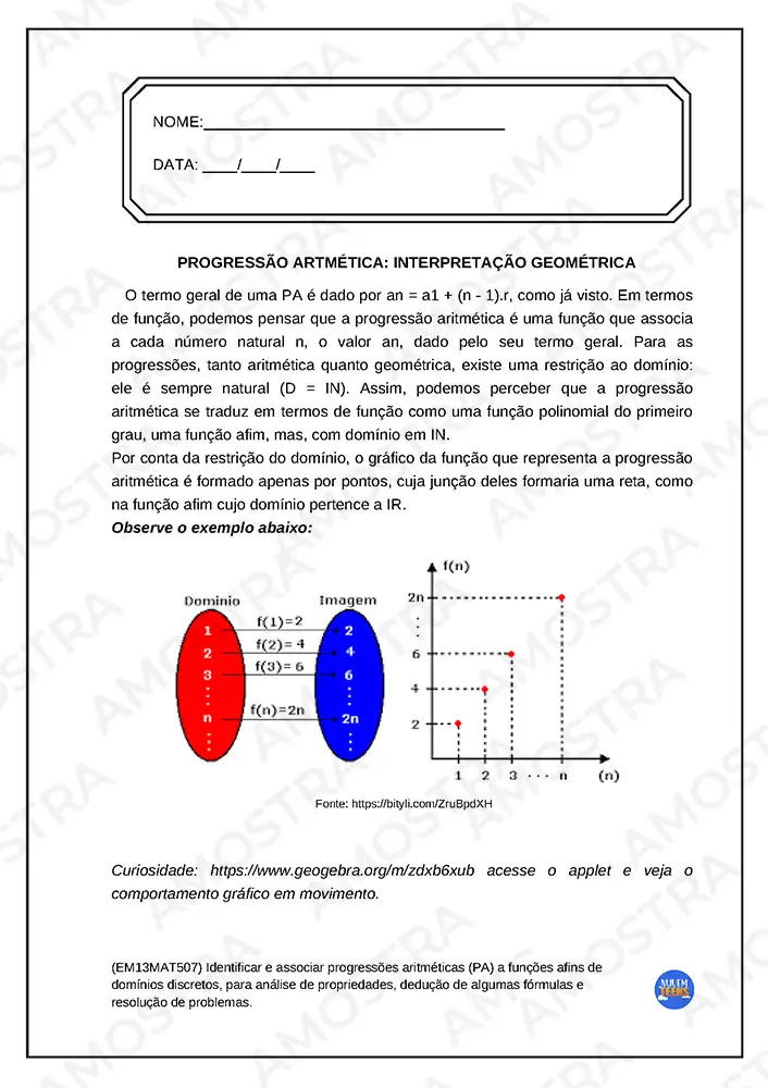 Atividades de Matemática Ensino Médio - Imagem 4