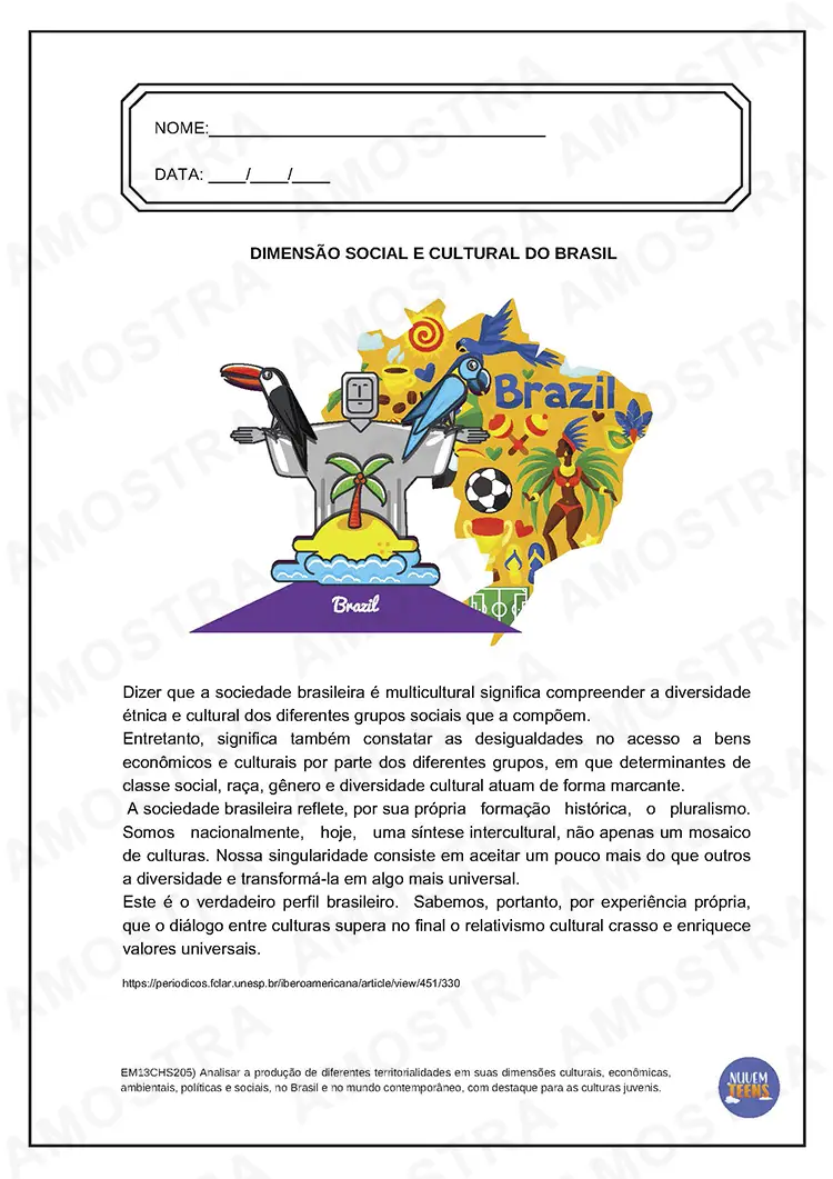 Atividades de Geografia Ensino Médio - Imagem 5