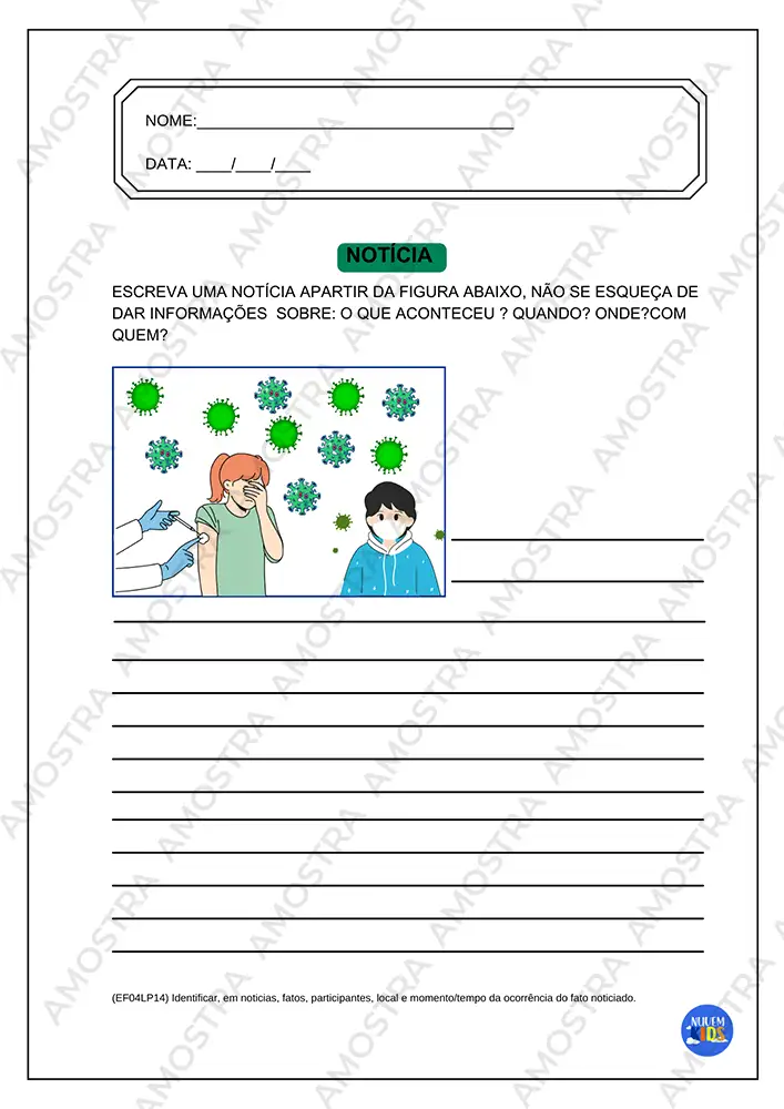Atividades de Produção Textual para o 4º e 5º ano - Imagem 4