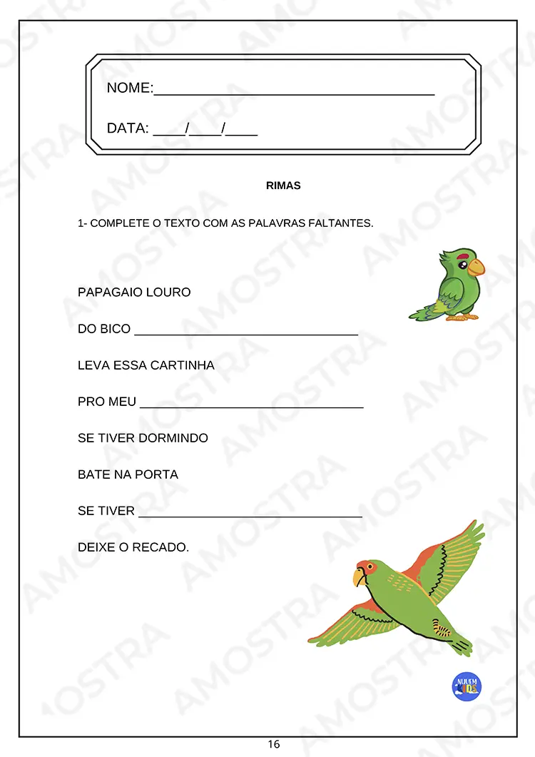 Atividades de Alfabetização - Imagem 4