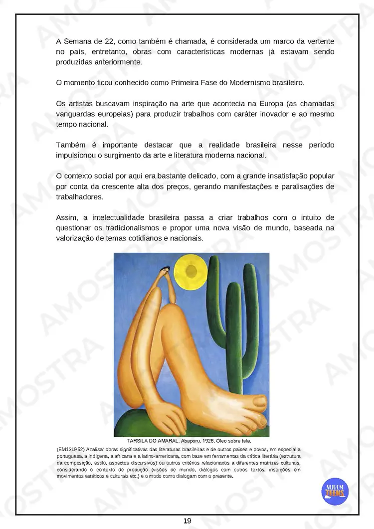 Atividades de Arte Ensino Médio - Imagem 2
