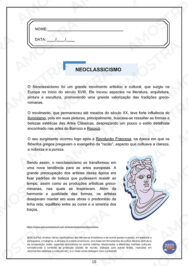 Atividades de Arte Ensino Médio - Imagem 5
