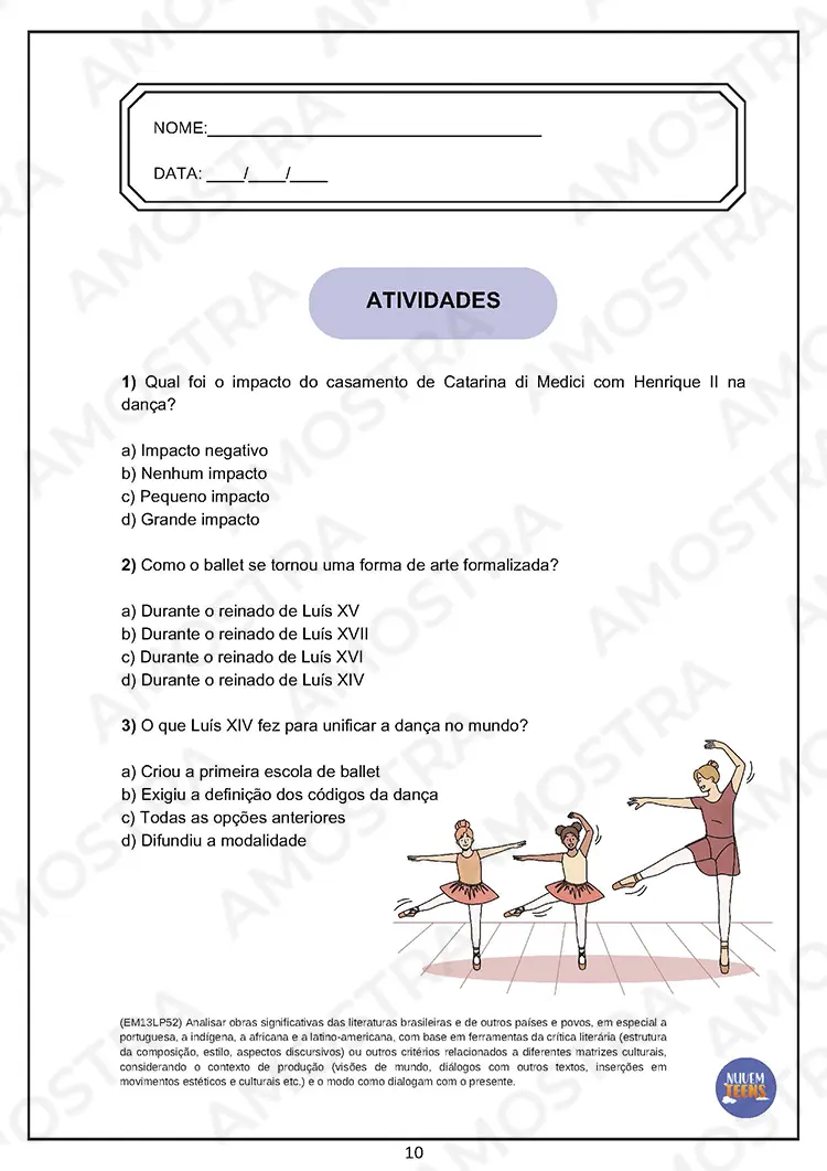 Atividades de Arte Ensino Médio - Imagem 6