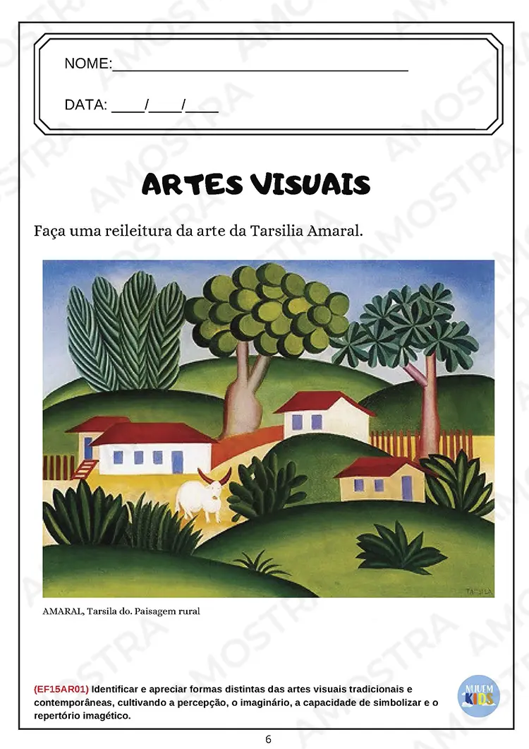 Atividades de Arte Fundamental 1 Vol 1 - Imagem 7