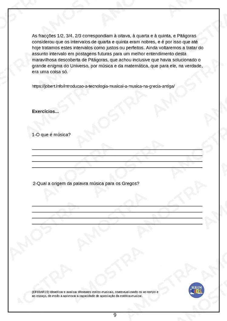 Kit de Atividades para Arte 6º ao 9º Ano - Imagem 3