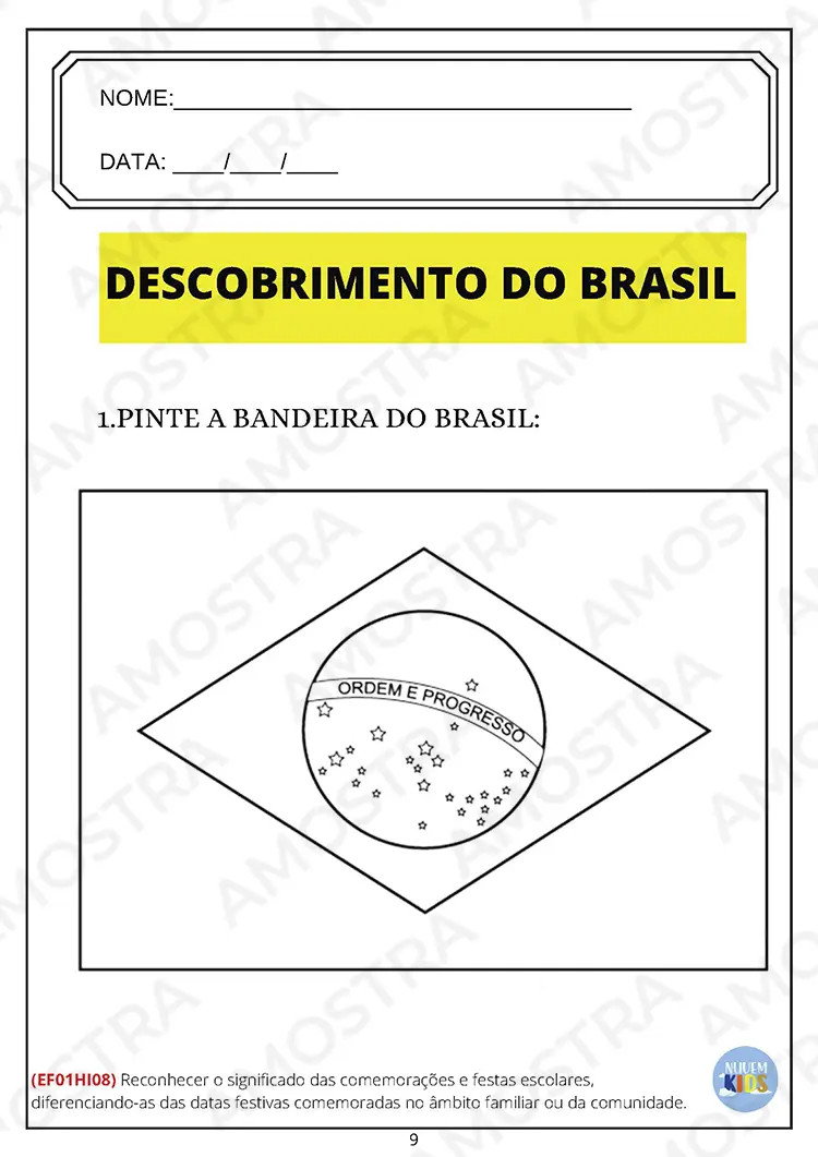 Atividades de Datas Comemorativas de Abril - Imagem 4