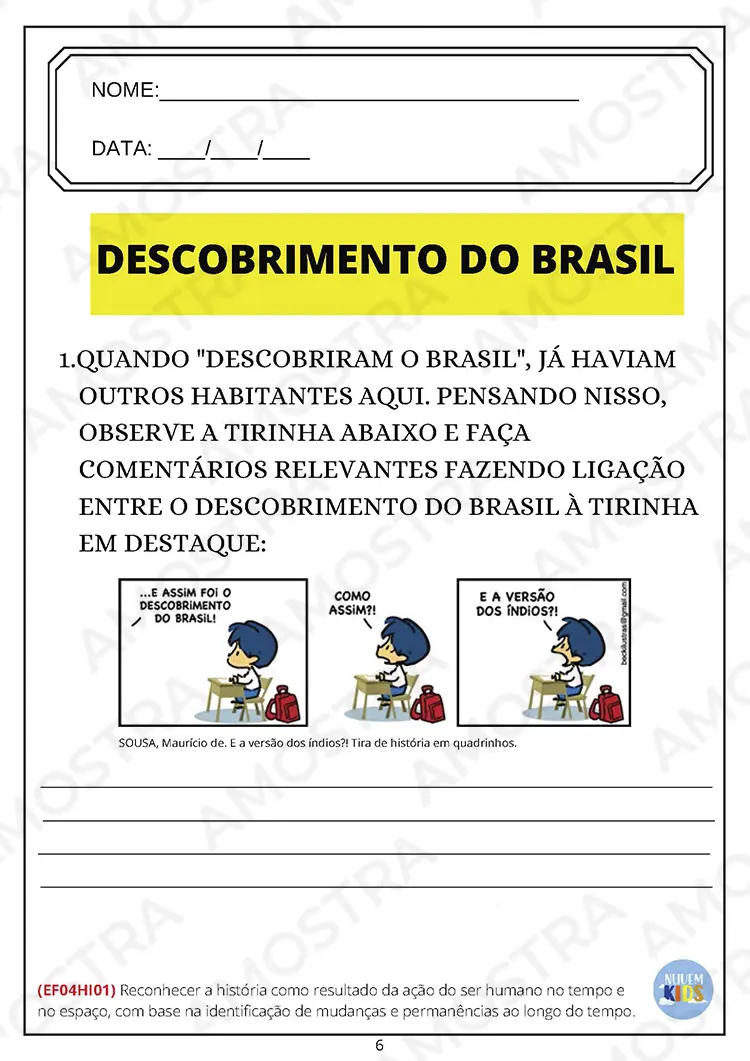 Atividades de Datas Comemorativas de Abril - Imagem 2