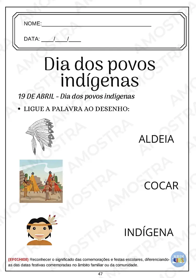 Atividades de Datas Comemorativas de Abril - Imagem 8