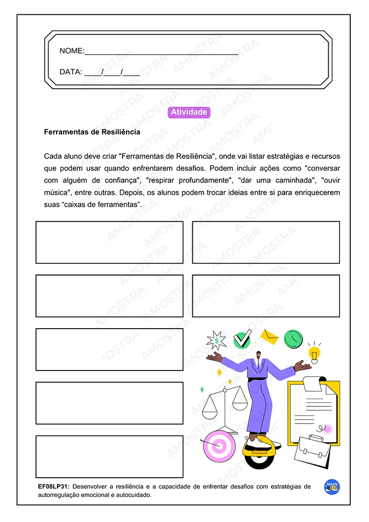 Atividades de Desenvolvimento Socioemocional 6º ao 9º Ano - Imagem 4