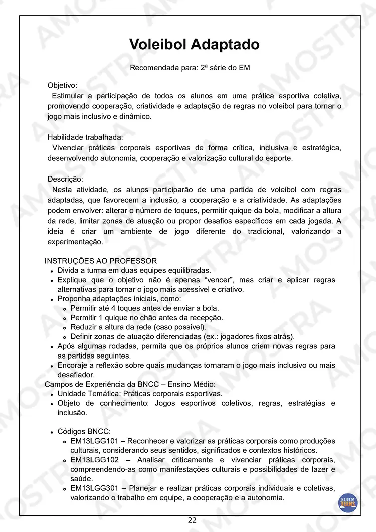 Atividades de Dinâmicas de Educação Física 1ª a 3ª Série - Imagem 4