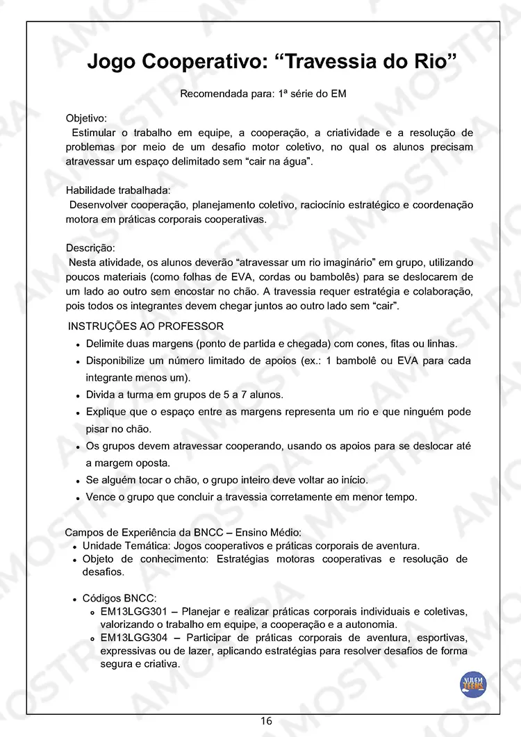 Atividades de Dinâmicas de Educação Física 1ª a 3ª Série - Imagem 6