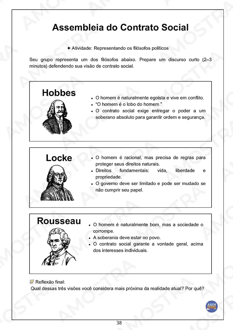 Atividades de Dinâmicas de Filosofia 1ª a 3ª Série - Imagem 2