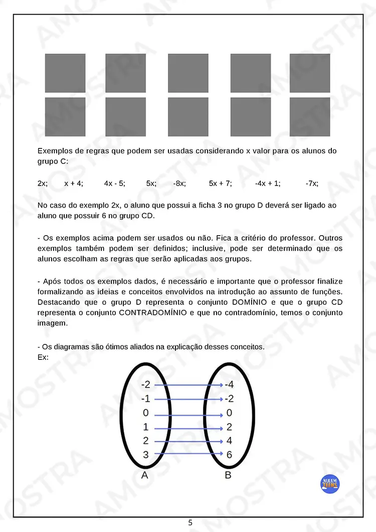 Atividades de Dinâmicas de Matemática 1ª a 3ª Série - Imagem 5