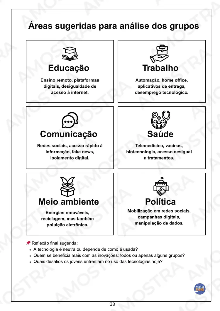 Atividades de Dinâmicas de Sociologia 1ª a 3ª Série - Imagem 2