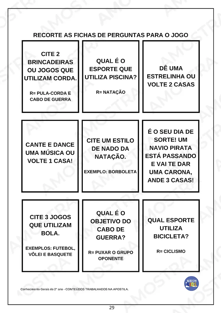 Atividades de Educação Física 1º ao 5º Ano - Imagem 7