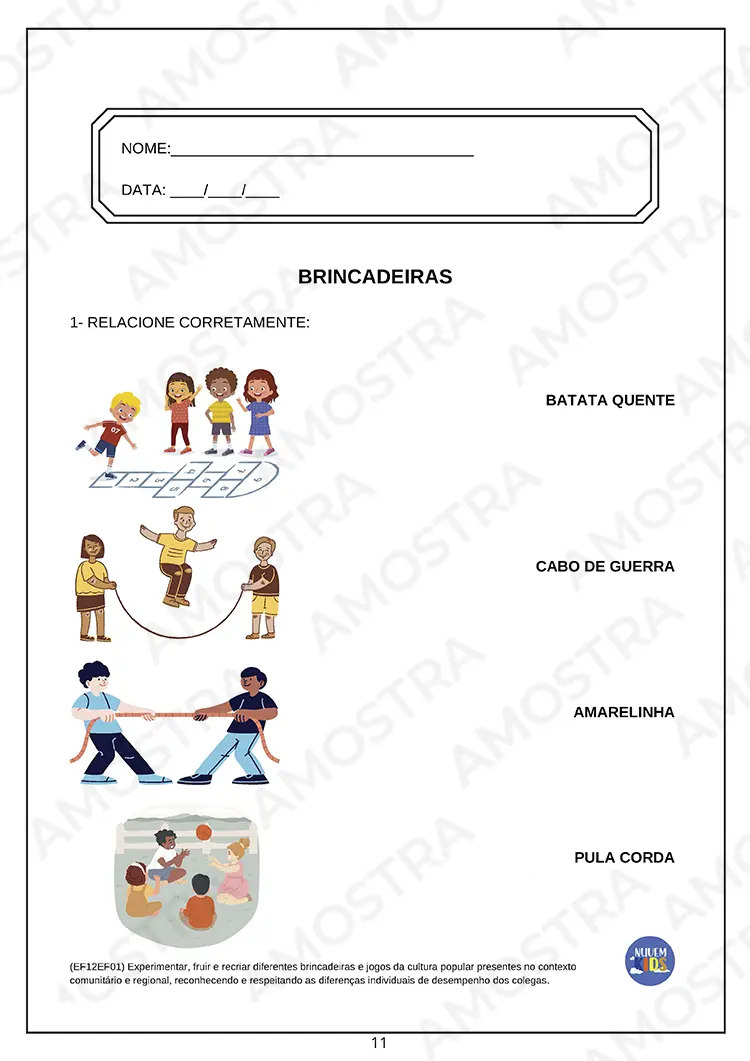 Atividades de Educação Física 1º ao 5º Ano - Imagem 2