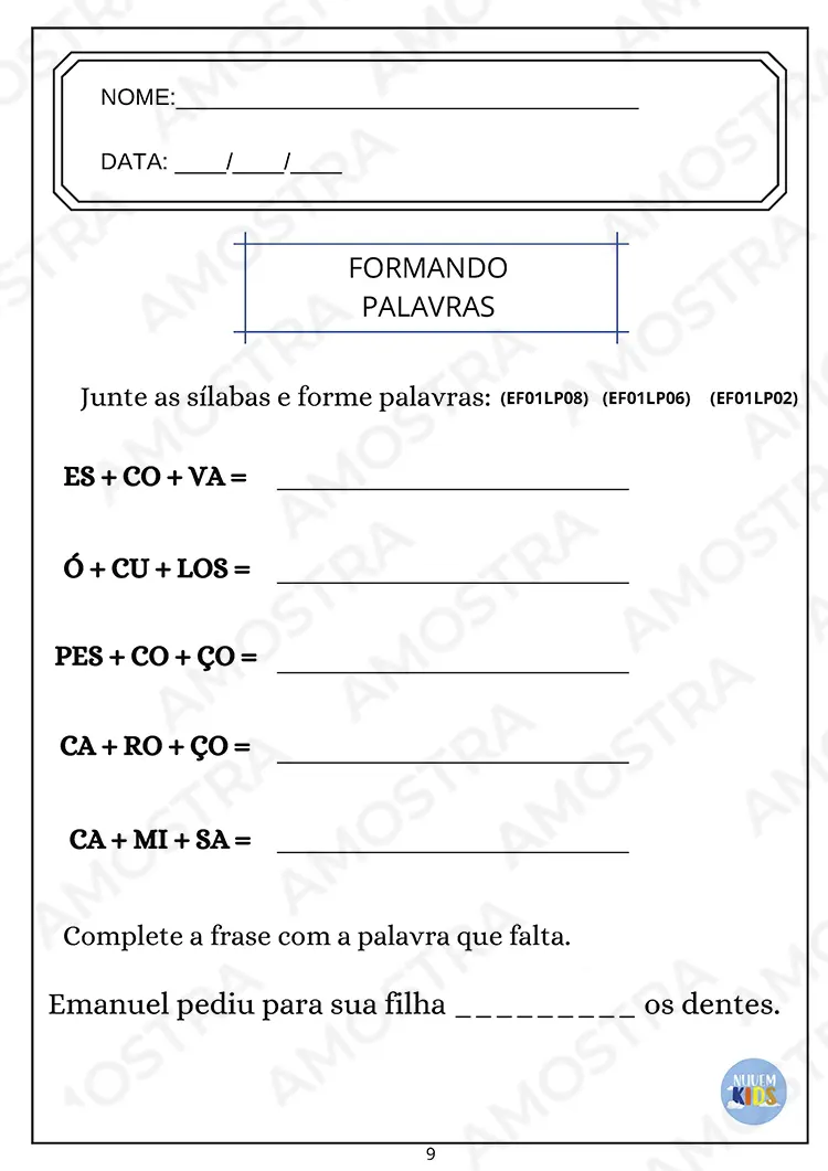 Atividades de Alfabetização da Educação de Jovens e Adultos – EJA - Imagem 4