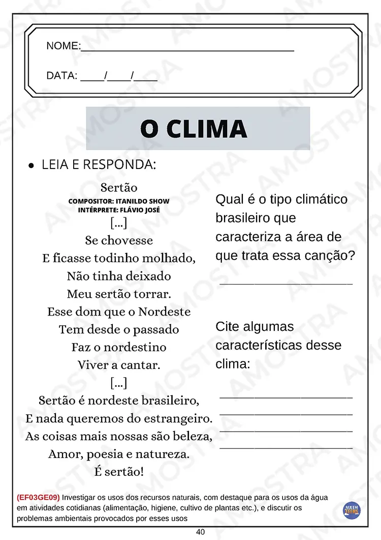 Atividades de Geografia para EJA do Fundamental 1 - Imagem 2