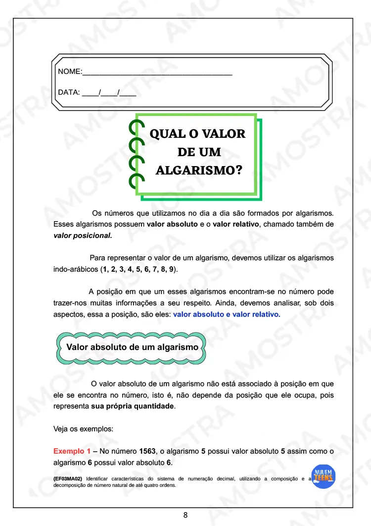 Atividades de Matemática para EJA do Fundamental 1 - Imagem 7