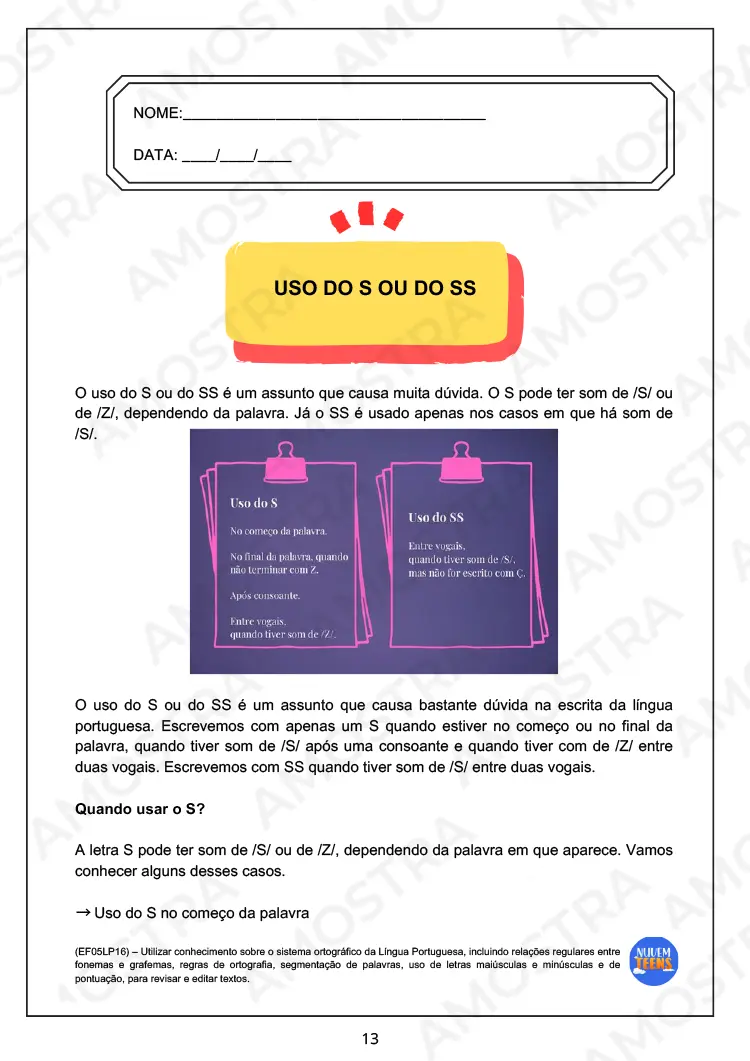 Atividades de Português para EJA do Fundamental 1 - Imagem 3