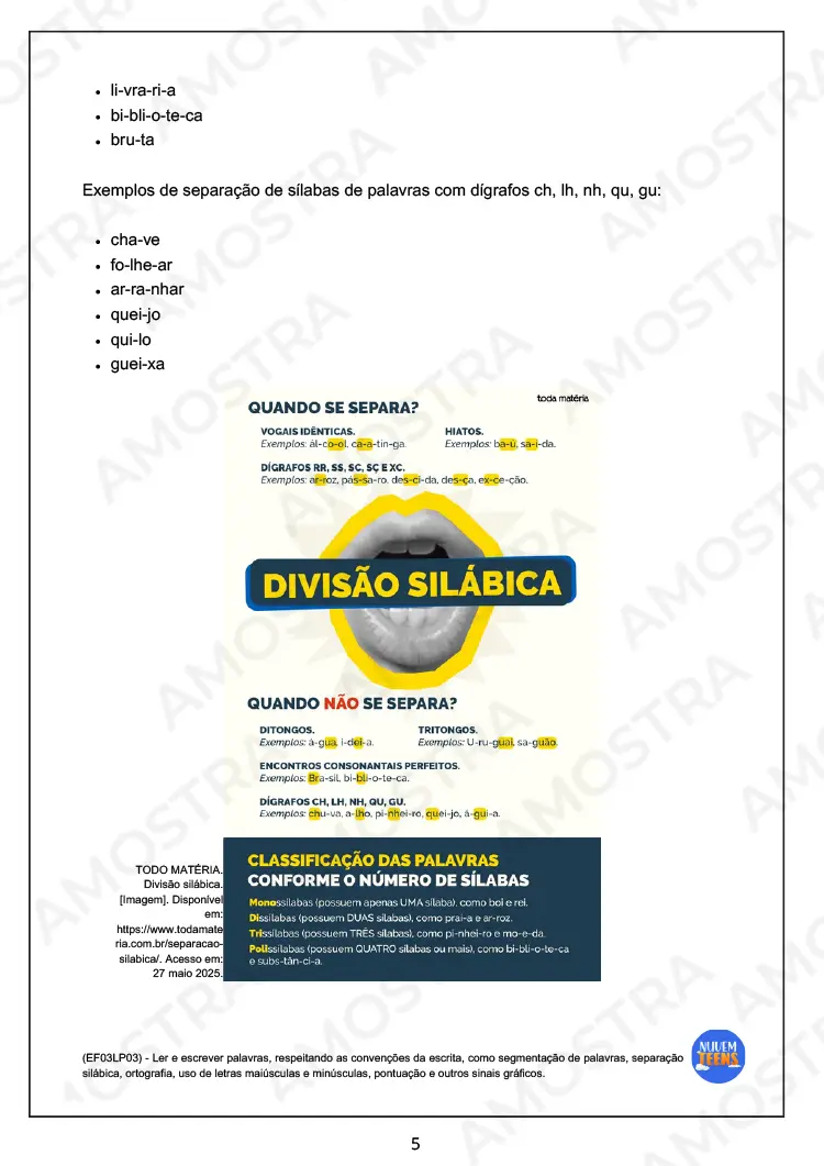 Atividades de Português para EJA do Fundamental 1 - Imagem 2