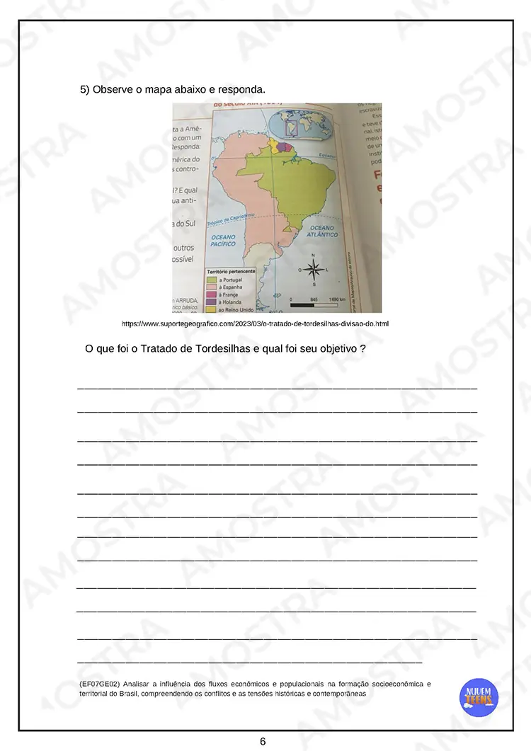 Atividades de Geografia para EJA 6º ao 9º Ano - Imagem 6