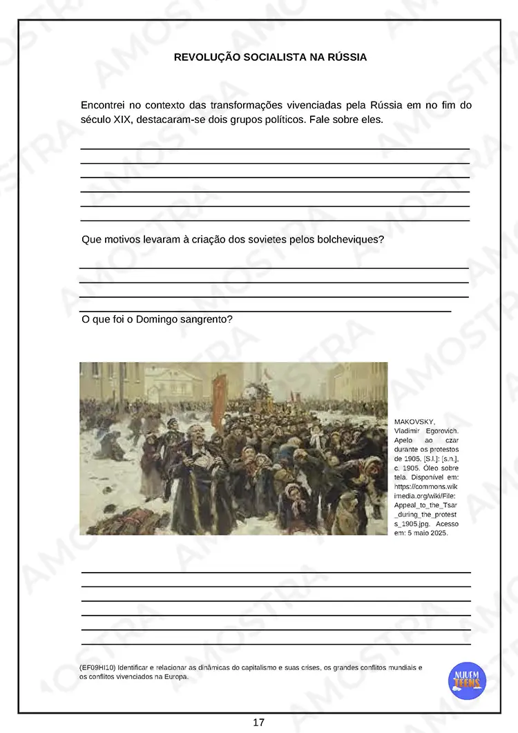Atividades de História para EJA 6º ao 9º Ano - Imagem 3