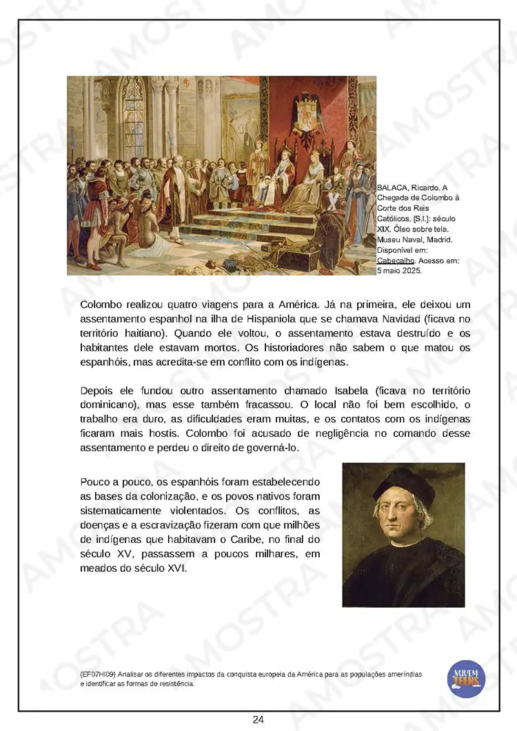 Atividades de História para EJA 6º ao 9º Ano - Imagem 6