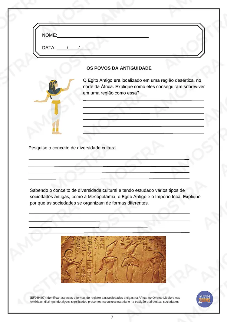 Atividades de História para EJA 6º ao 9º Ano - Imagem 9