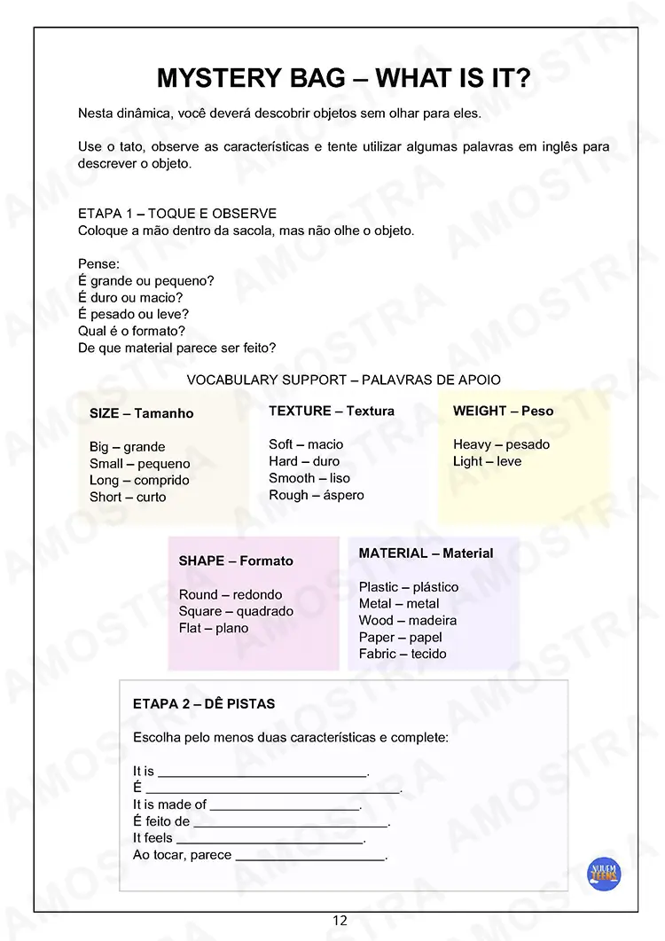 Atividades de Dinâmicas de Inglês para Ensino Médio - Imagem 4