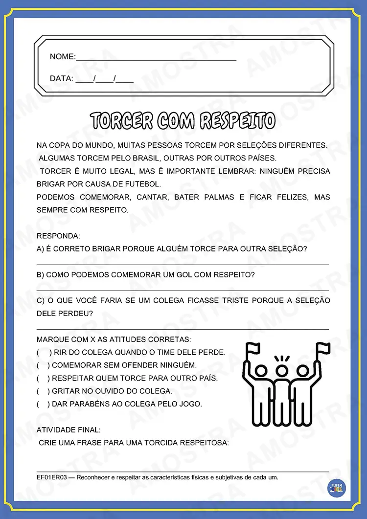 Atividades Copa do Mundo Fundamental 1 - Imagem 3