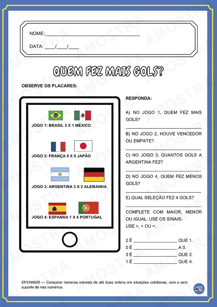 Atividades Copa do Mundo Fundamental 1 - Imagem 5