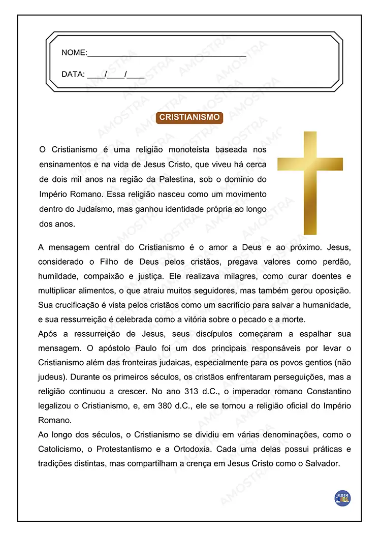 Atividades de Ensino Religioso 1º ao 5º Ano - Imagem 9