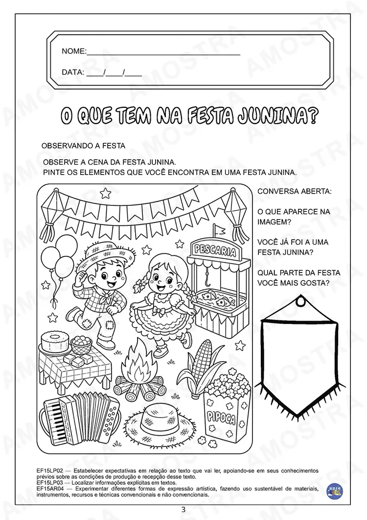 Atividades Juninas Fundamental 1 - Imagem 2