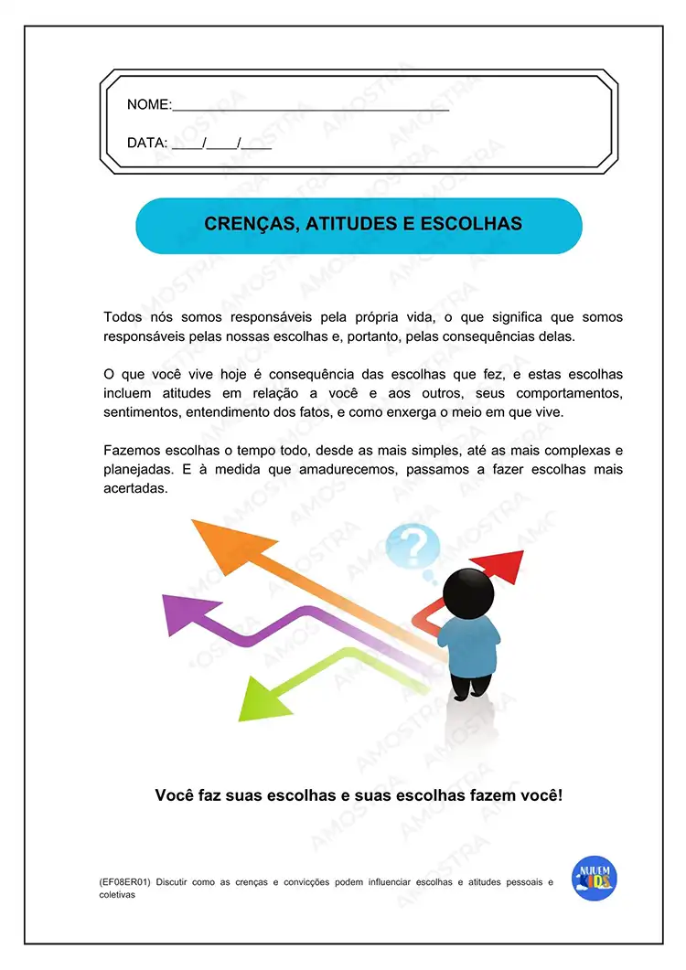Atividades de Ensino Religioso 6º ao 9º Ano - Imagem 6