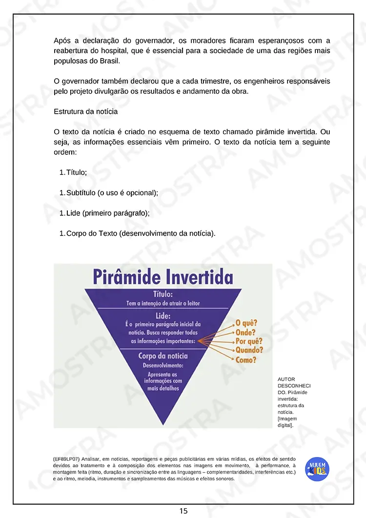 Atividades para Gêneros Textuais 6º ao 9º Ano - Imagem 2